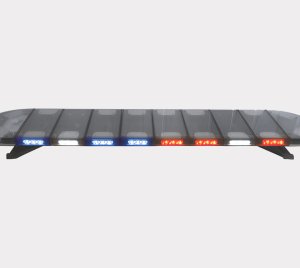 LED Warning Light Bars with Stop, Tail, Turn, Alley Light, and Take-Down Options for Vehicle Safety