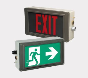 Explosion Proof LED Exit Sign for Class I Division 2 and Zone 1 Hazardous Locations
