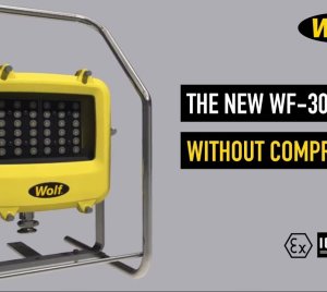 Portable ATEX Hazardous Area LED Floodlight for Offshore, Petrochemical, and Mining Zones
