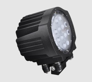 Marine-Grade LED Floodlight with Shock Mount Base for Heavy-Duty Industrial and Offshore Vessel Applications
