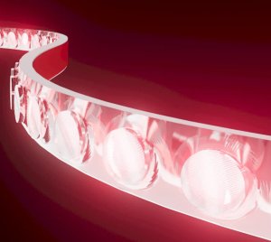 IP67 Outdoor Flexible RGBW LED Tape Light with 5-100% DMX Dimming for Wall Washing and Grazing
