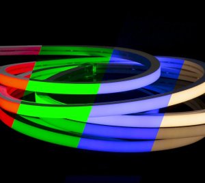 Top Bend RGBW LED Neon Strip Light for Facade, Signage, and Landscape Lighting