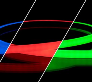 Fully Encased IP65 Flexible RGB LED Neon Strip Light for Indoor and Outdoor Architectural Lighting