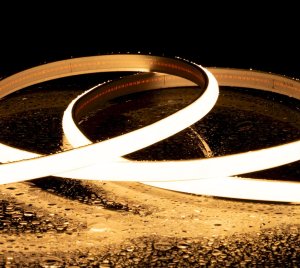 COB LED Strip Light with UV-Resistant Encasing for Indoor and Outdoor Use