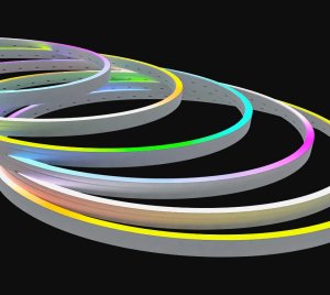 Waterproof Flexible RGBW LED Neon Strip Lights with UV, Flame, and Saltwater Resistant Silicone Jacketing