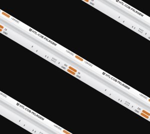 Digital Pixel COB LED Strip Light with Individually Addressable RGBW Pixels for Dynamic Lighting Effects