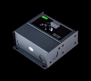 Flicker-Free 12V and 24V DC LED Dimmer with Rotary Knob and High-Frequency PWM