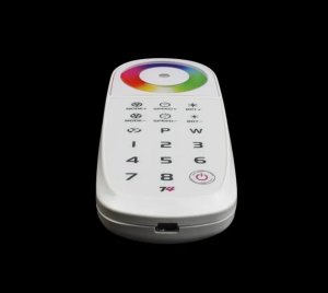 Wireless Multi-Zone Programmable RGB LED Touch Controller for 5, 12, or 24V LED Strip Lights