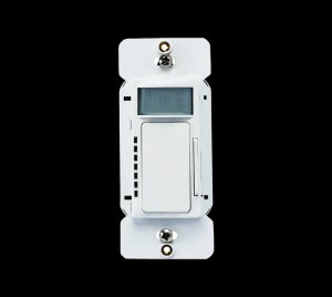 Wireless Casambi AC Dimmer Wall Switch with Motion Sensor for 120V Line Voltage Smart LED Lighting Applications