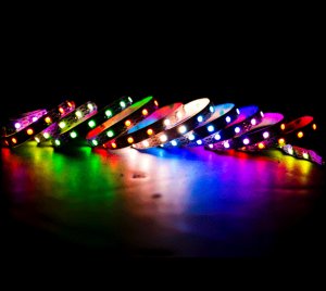 Programmable RGBWW LED Pixel Strip Light with DMX512 V2 PixelControl Decoderfor