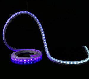 Programmable RGB+6500K Dual Bend LED Strip Light for Dynamic Cove Wash Applications