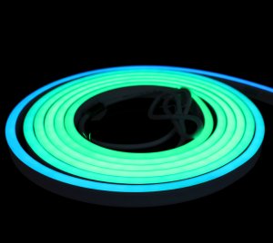 RGB+3000K LED Neon Strip Light with UCS2904 IC for Smooth Pixel Gradients and Dynamic Animations