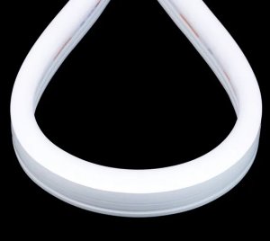 Cool White LED Neon Strip Light with Flexible Silicone Housing and Single-End Power Connection