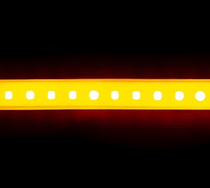 UL-Listed 2835 Amber LED Strip Light for Retail Displays, Storefronts, and Commercial Projects