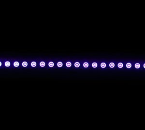 3528 UV LED Strip Light for Blacklight Effects, Fluorescent Glow Painting, and Neon Rooms