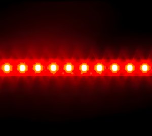 UL-Listed SMD2835 Red LED Strip Light for Retail Fixtures, Storefront Displays, and Accent Lighting