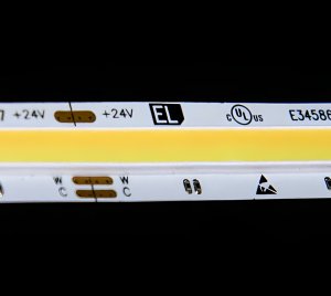 Tunable White COB LED Strip Light for Circadian Rhythm Support and Architectural Lighting
