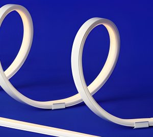 High-CRI Static White Flexible LED Neon Light with Helical and Vertical Bend Options