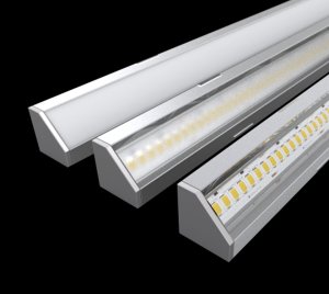 Asymmetrical Aluminum LED Channel for Controlled Corner and Angled Lighting Applications