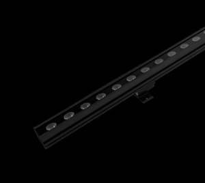Linear LED Wall Grazer Fixture with Multiple Dimming Options Including 0-10V, DALI, and Triac