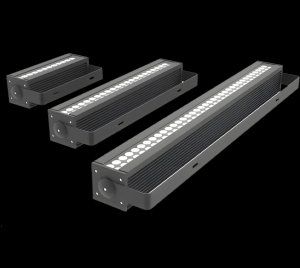 Linear RGBW Outdoor LED Wall Washer with Direct AC Input and DMX Control for Color Changing Effects