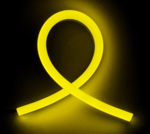 Side-Bend Waterproof Silicone Tube LED Strip Light for Neon-Style Façade and Signage Lighting
