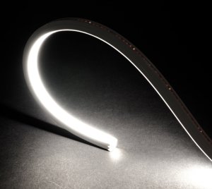 Small-Profile Top-Bending Silicone LED Neon Strip Light for Interior and Exterior Façade and Signage Lighting