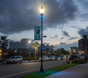 Classic Victorian-Style Post-Top Acorn Light with Multiple Fitter Options and COB LED for Streetscape Application