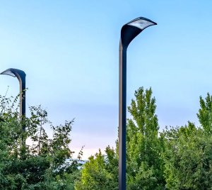 Area and Roadway LED Luminaire with Vertical Tenon Mount for Commercial and Municipal Projects