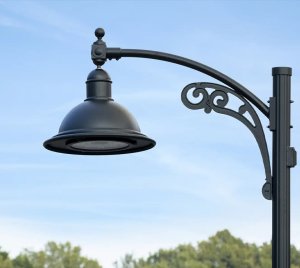 Decorative LED Downlight Fixture for Streetscape Lighting, Public Parks, Civic Plazas, and Pedestrian Walkways