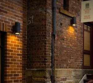 Circular LED Wall Light for Entrances, Facades, and Architectural Accent Lighting
