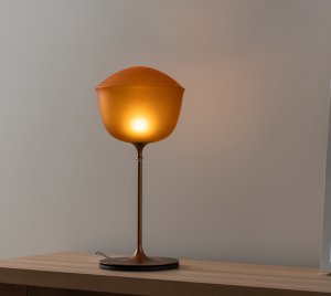 Modern Designer Glass LED Table Lamp for Residential, Hospitality, and Luxury Project Lighting Applications