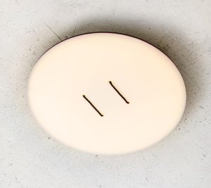 Modern Oversized Button-Inspired LED Wall and Ceiling Light Fixture with Circular Acrylic Diffuser