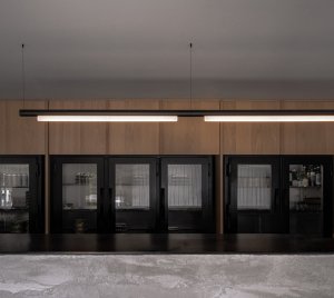 Linear Architectural LED Pendant Fixture with Angled or Horizontal Mounting Possibilities