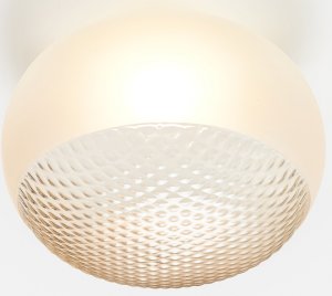 Modern Prismatic Globe Ceiling Light with Flexible Dimming Systems and Diamond Textured Shade