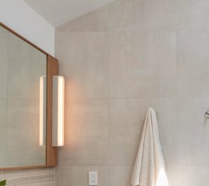 Dimmable LED Bathroom Vanity Light with High Color Rendering, ADA Compliance, and Damp Location Rating