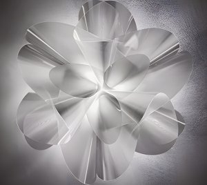 Decorative Wall Light with Lentiflex® Design and Integrated LED for Modern Interiors