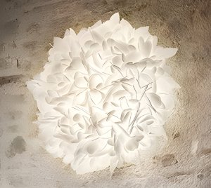 Decorative Wall Lamp with Handcrafted Bends and Folds for Unique Interior Lighting