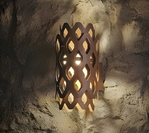 Outdoor Wall Light with Honeycomb Hexagonal Design for Elegant Light and Shadow Interplay