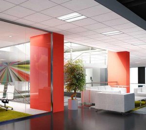 High-Efficiency LED Troffer Light with Multiple Dimming and Control Options for Offices, Classrooms, and Conference Rooms