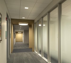 6 Inch Square Trim LED Downlight with Lutron, DALI, and DMX Dimming Control Capabilities for Indoor or Outdoor Use