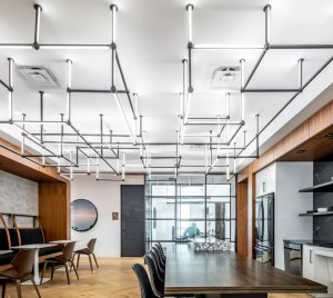 Modular Round LED Light Bars with Customizable Hubs for Creative Architectural Lighting Designs