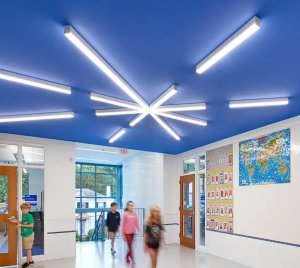 Linear LED Fixture with Suspended, Surface, and Wall Mount Options for Architectural Lighting