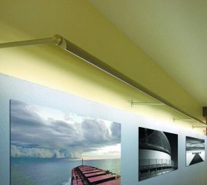 LED Sign and Wall Wash Lighting Fixture with Smart Sensor Integration Including Occupancy, Daylight, and Wireless RF Controls