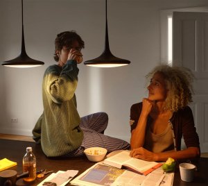 High CRI LED Pendant Light for Dining Rooms with Warm Dim Technology and Smart Lighting Control