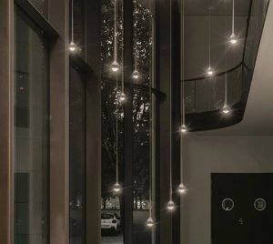 Contemporary LED Pendant Light with Glare Free Lens for Dining Areas, Reading Corners, and Relaxation Zones