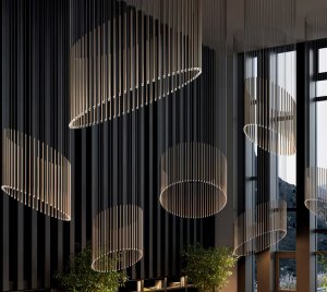 Cluster LED Pendant Lights with Small, Medium, and Large Sizes for Dynamic Interior Arrangements