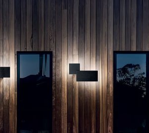 Architectural Outdoor Wall Lights with Square, Rectangular, and Round Configurations