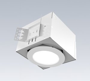 Non-Ferrous 6-Inch LED Downlight for MRI Rooms with Non-Magnetic Construction