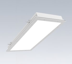 Vandal-Resistant Recessed LED Troffer for Secure Healthcare and Correctional Environments